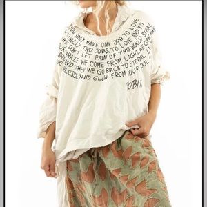 🌾Magnolia Pearl Shine Fearlessly Cropped SweatShirt 1025 Moonlight🌛 NWT OS